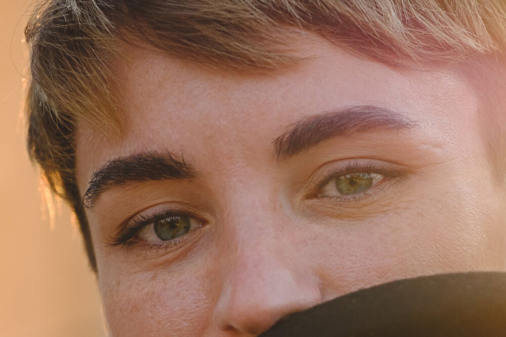 close-up occhi